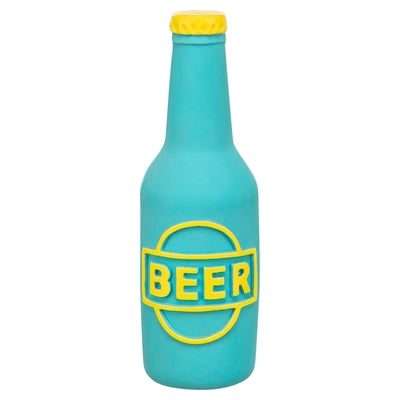 Trixie bouteille de bière latex bleu