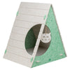 Trixie panier pour chat boîte de jeu Lucy triangulaire feutre vert sable