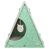 Trixie panier pour chat boîte de jeu Lucy triangulaire feutre vert sable