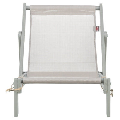 Trixie chaise de plage bois gris