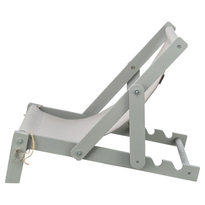Trixie chaise de plage bois gris