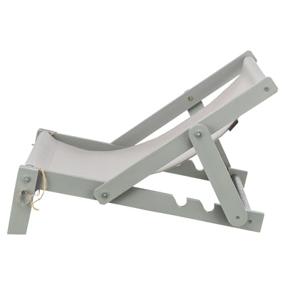 Trixie chaise de plage bois gris