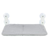 Trixie hamac de fenêtre pliable en peluche maille blanc gris