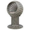 Trixie lit pour chat amalia rond en polyrotin gris