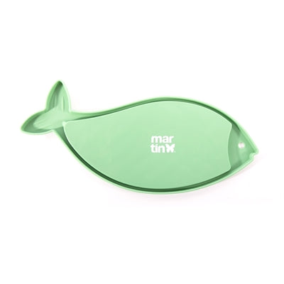 Tapis à lécher Martin poisson silicone vert