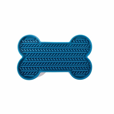 Martin lécher os mat avec ventouses silicone bleu