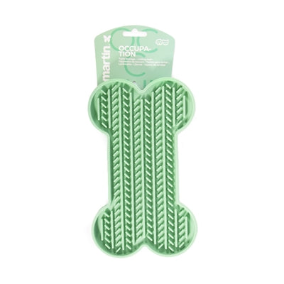 Martin lécher os mat avec ventouses silicone vert