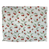 Tapis rafraîchissant Croci double face imprimé cerise à carreaux