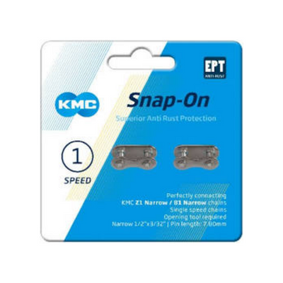 KMC étroit 3 32 kmc de liaison de chaîne, argent, 3 32 EPT étroit, 2 pièces