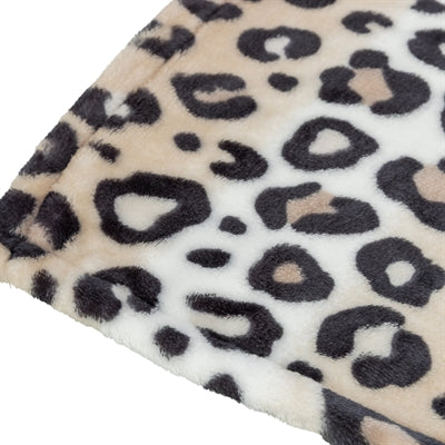 Trixie couverture pour chien Leo peluche douce imprimé léopard crème