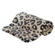 Trixie couverture pour chien Leo peluche douce imprimé léopard crème