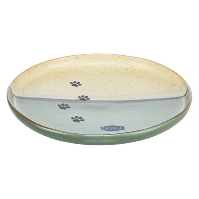 Trixie gamelle pour chat abreuvoir céramique vert beige