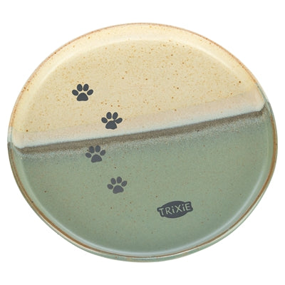Trixie gamelle pour chat abreuvoir céramique vert beige