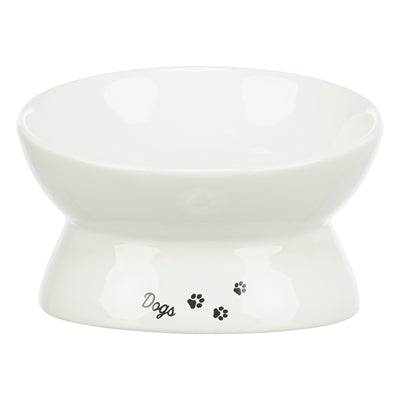 Trixie gamelle pour chien abreuvoir en céramique surélevé blanc