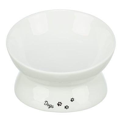 Trixie gamelle pour chien abreuvoir en céramique surélevé blanc