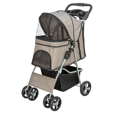 Poussette pour chien Trixie maximum 11 kg taupe