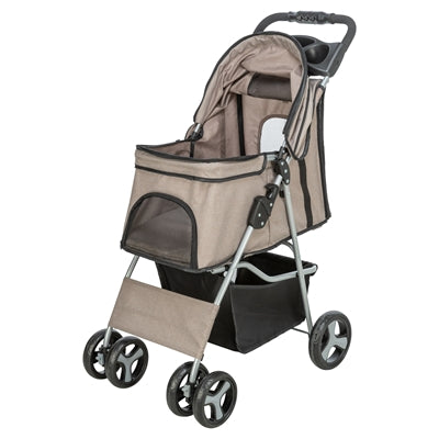Poussette pour chien Trixie maximum 11 kg taupe