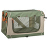 Trixie chenil banc confortable panier de voyage en tissu vert olive beige