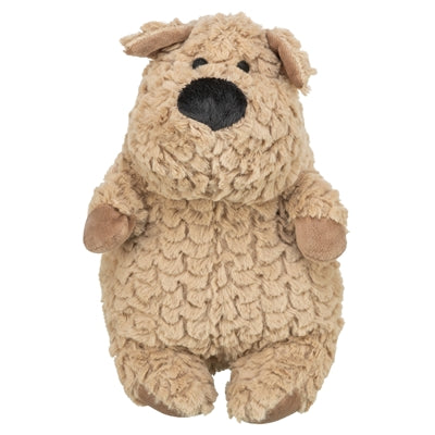 Trixie chien rond en peluche marron