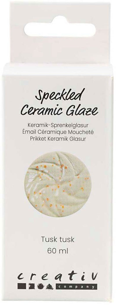 Creativ company vernis céramique moucheté, 999-1060 °c, opaque, défense de défense, 60 ml 1 flacon