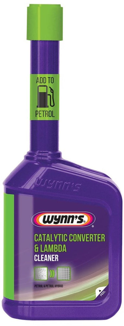 Nettoyant lambda pour convertisseur catalytique Wynn's - idéal pour les moteurs hybrides essence - optimise l'efficacité - restaure les performances du moteur