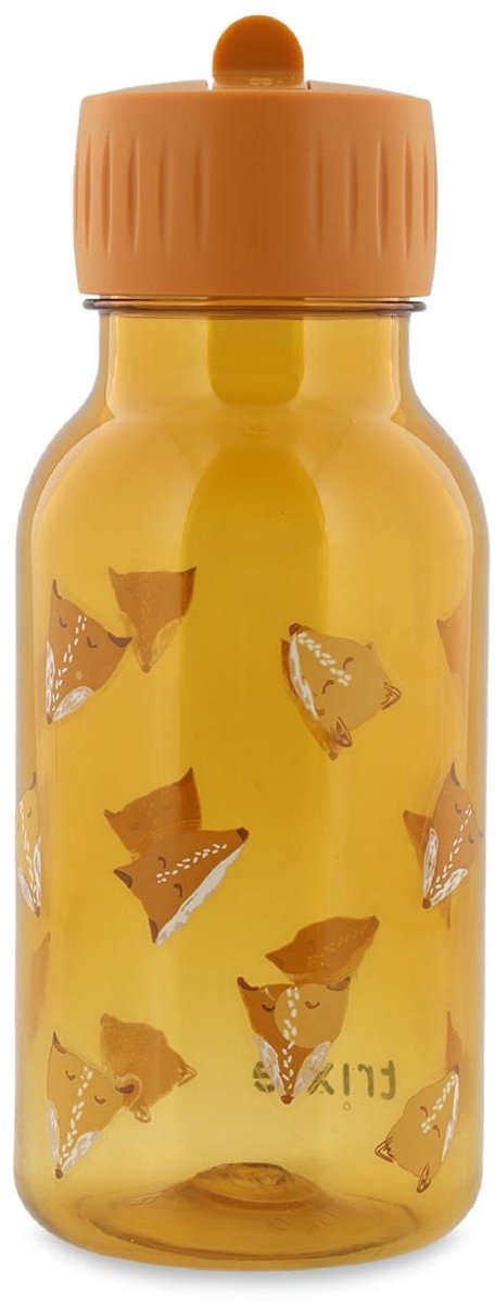 Gourde Trixie avec imprimé – renard féroce - gourde tritan™ pour enfants – 350 ml - gourde étanche