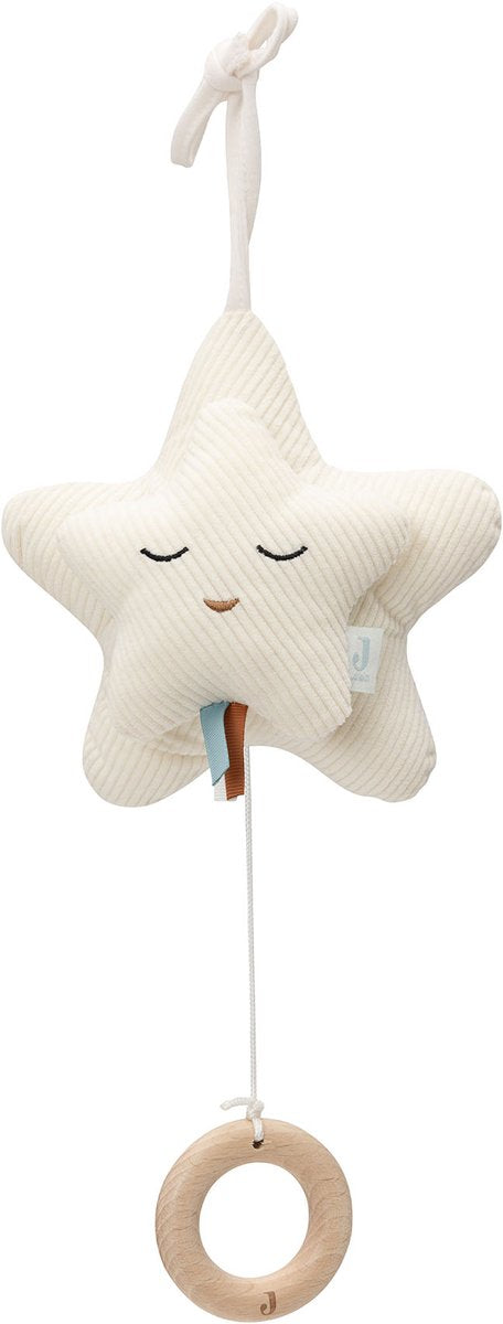 Pendentif musical pour bébé Jollein - étoile ivoire