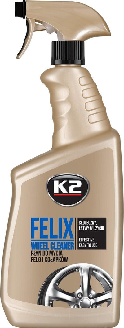 Série K2 Felix - nettoyant pour roues - 750 ml - sans danger pour l'aluminium - sans acide