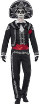 Vegaoo jour des morts costume señor bones | vêtements de déguisement pour hommes taille XL-XXL (58-60)