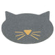 Trixie tapis de litière pour chat tête de chat PVC gris clair