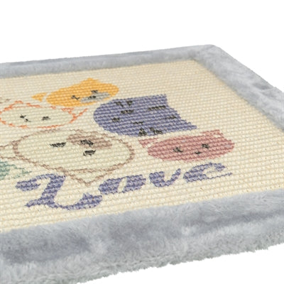 Tapis à gratter Trixie mimi avec jouet gris