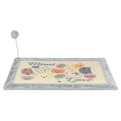 Tapis à gratter Trixie mimi avec jouet gris
