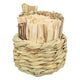 Trixie panier herbe avec foin feuilles de maïs bâtons en bois