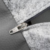 Bia lit artificiel en cuir couverture de chien panier de chien gris