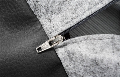 Housse de panier pour chien en cuir artificiel Bia bed noir