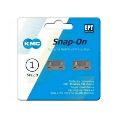 KMC Chain Link - Snap-on - 1 8 - 8.60mm - Silver