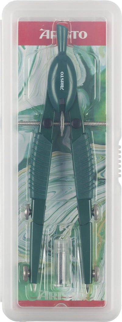 Boussole à réglage rapide Aristo - ligne supérieure - longueur 17 cm - diamètre 370 mm - vert mystique - ar-55819