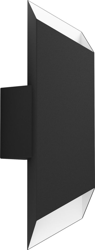 Applique d'extérieur Eglo spiazzina - LED - 35,5 cm - noir et blanc