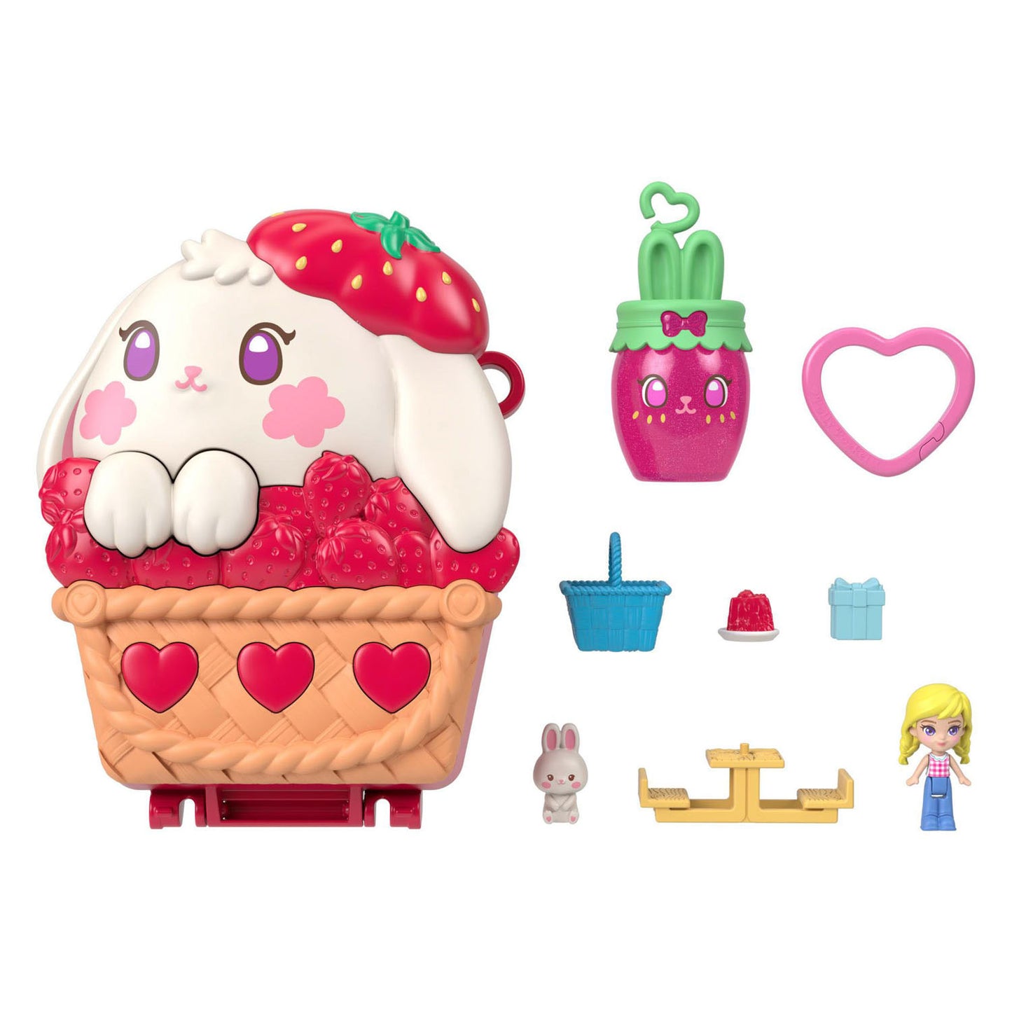 Pic Polly Pocket - Ensemble de jeu compact Knick du lapin