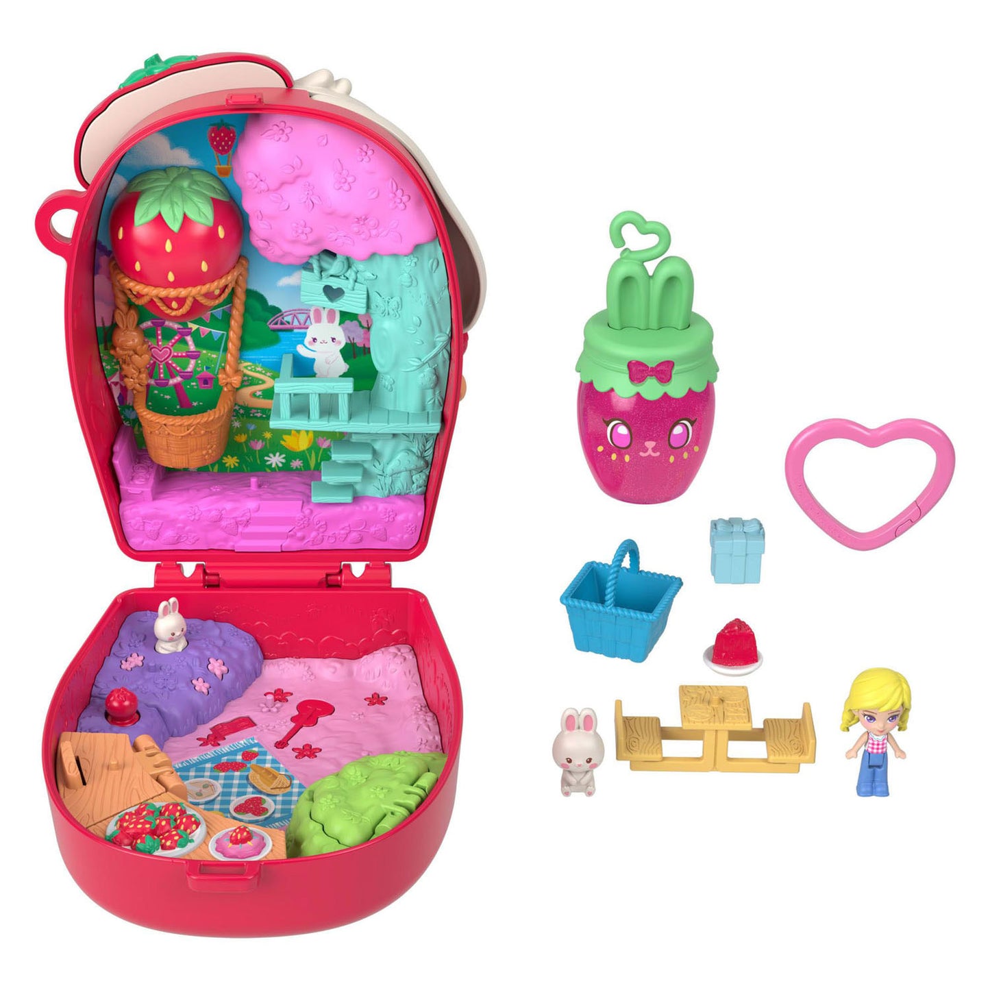 Pic Polly Pocket - Ensemble de jeu compact Knick du lapin