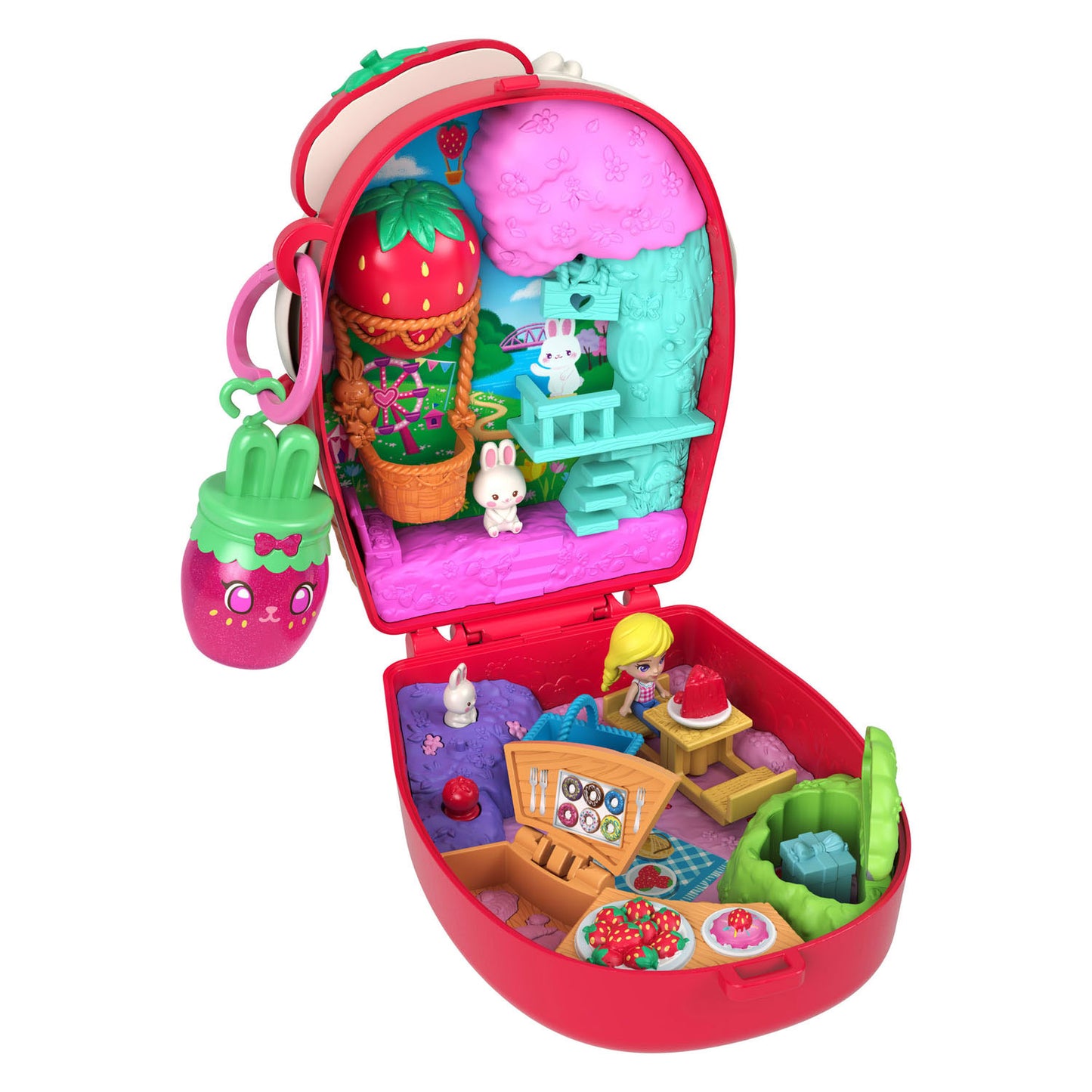 Pic Polly Pocket - Ensemble de jeu compact Knick du lapin