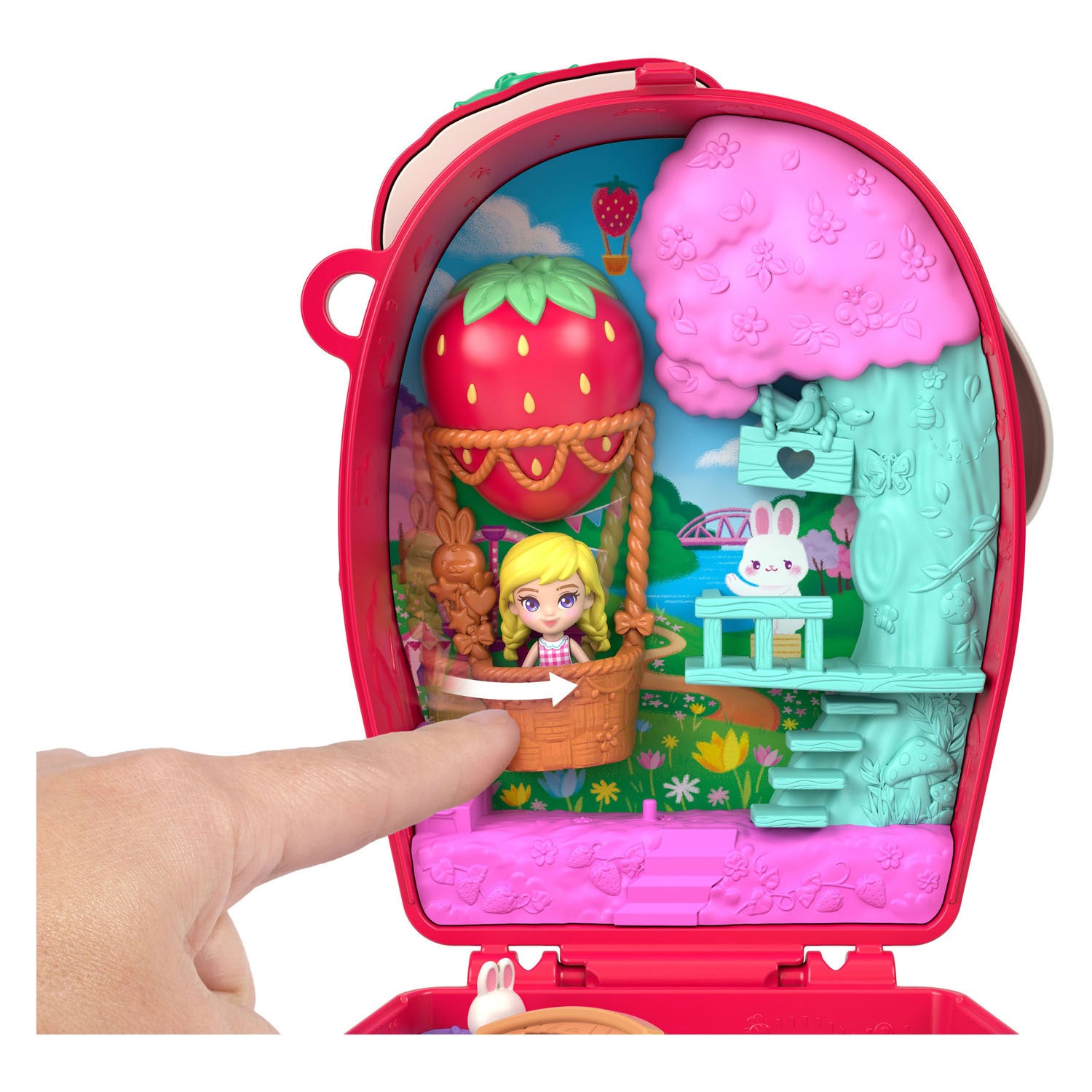 Pic Polly Pocket - Ensemble de jeu compact Knick du lapin