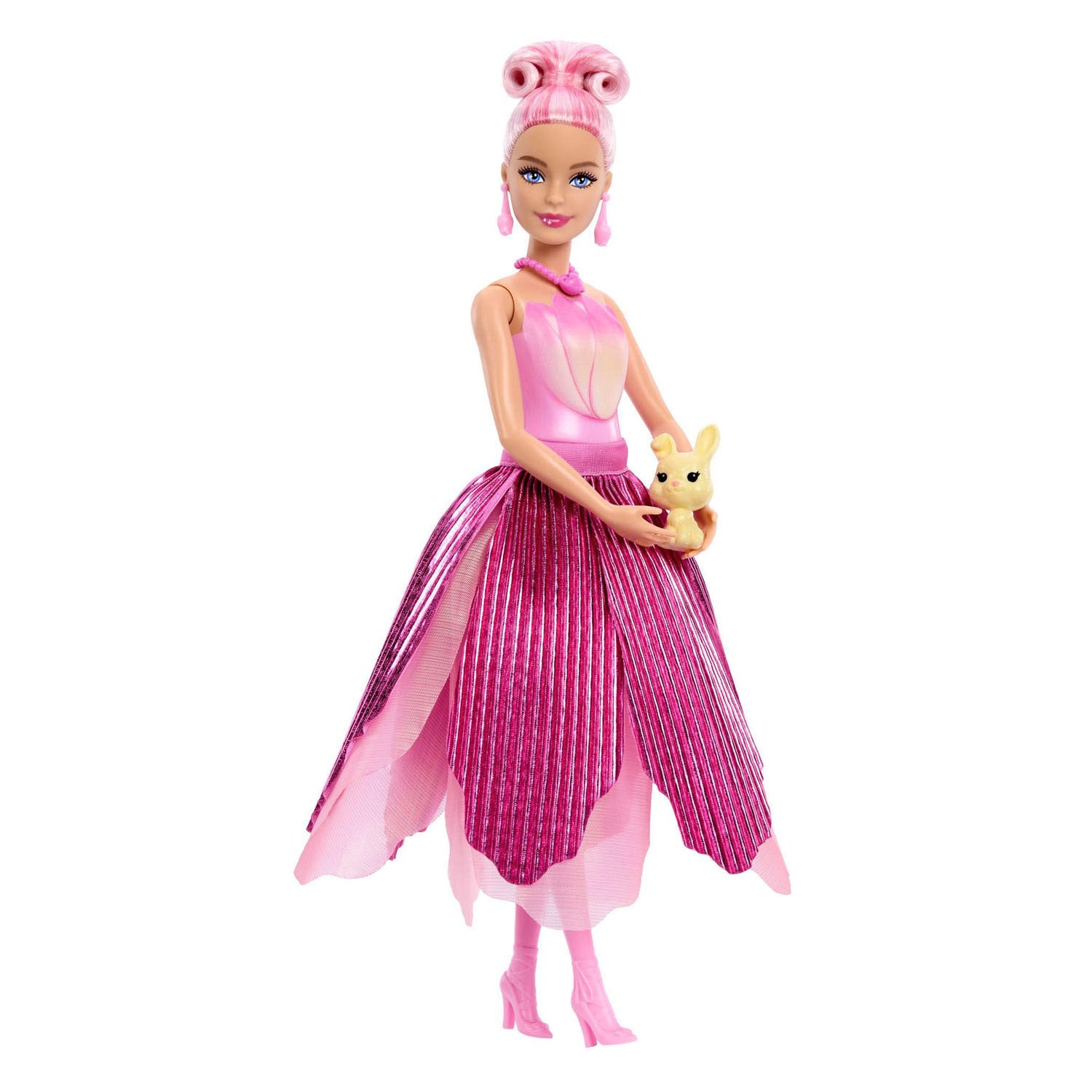 Barbie révèle fleur surprise tulipe rose