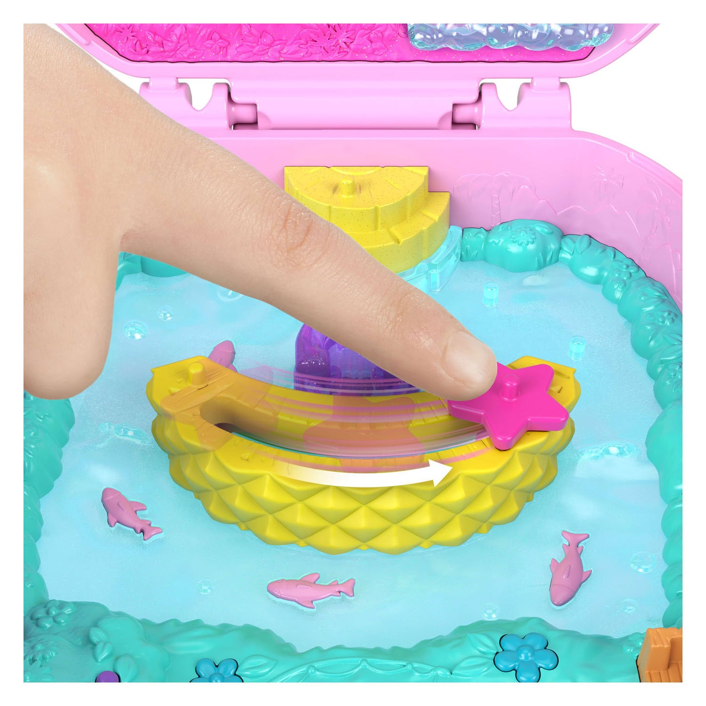 Ensemble de jeu compact singe ananas Polly Pocket