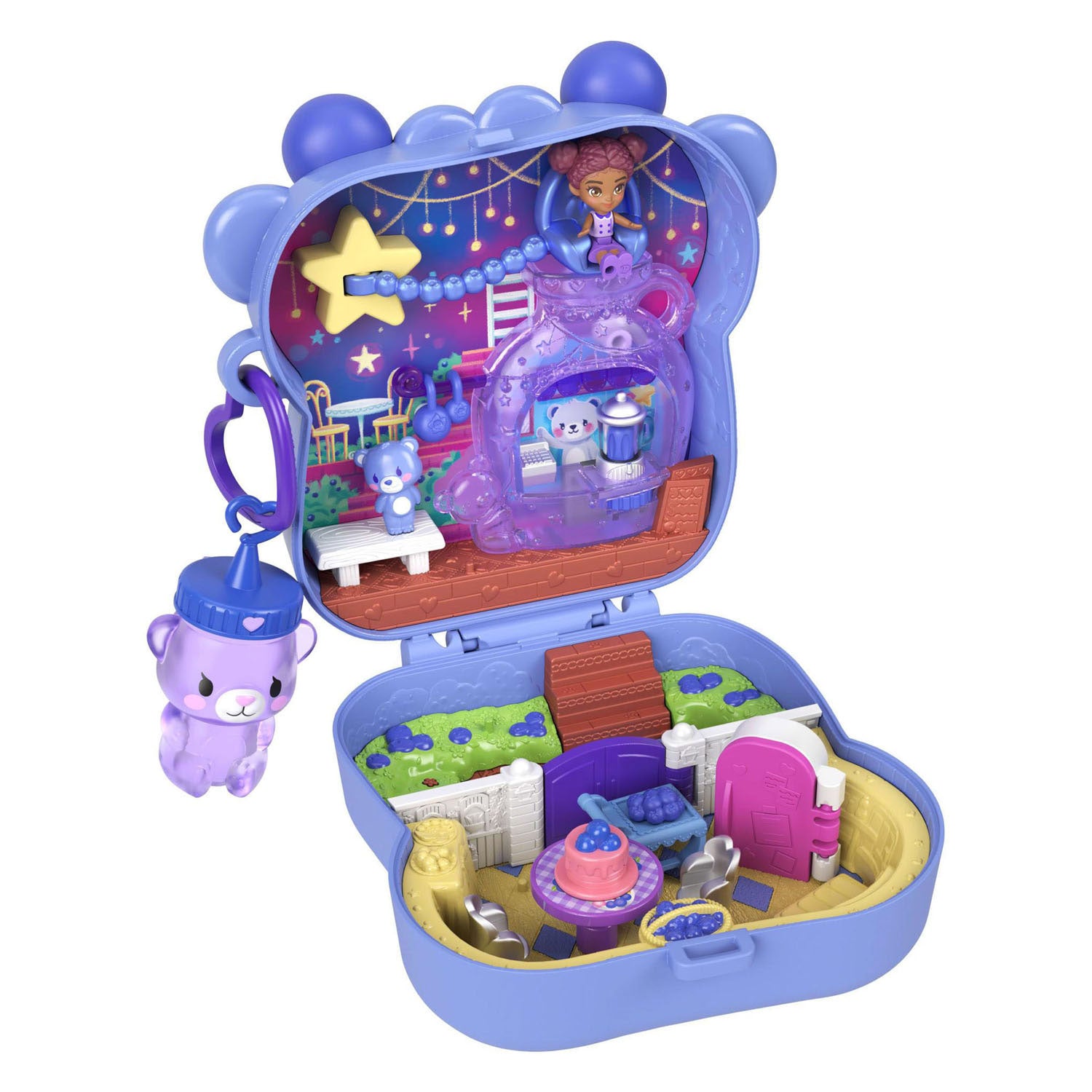 Polly pocket ensemble compact ours et myrtilles