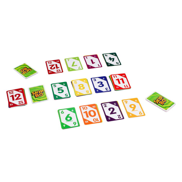 Mattel games skip-bo - jeu de cartes - pour 2-6 joueurs - exploration de la stratégie