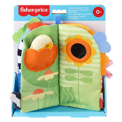 Livre souple des saisons sensorielles de Fisher-Price - Jeu sur le ventre
