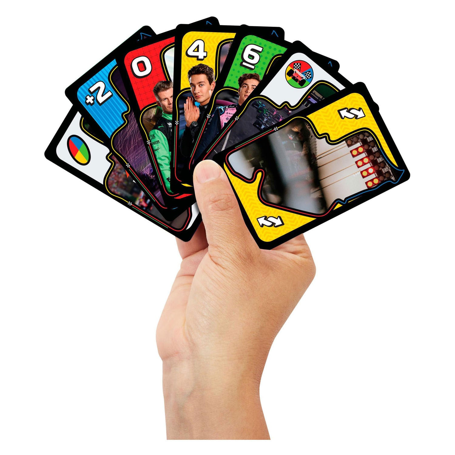 Mattel jeux uno f1 - jeu de cartes