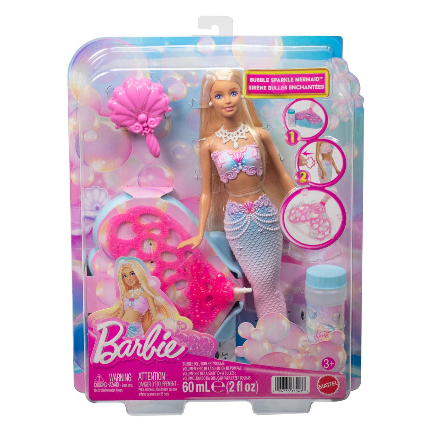 Barbie fantaisie bubbletastic sirène