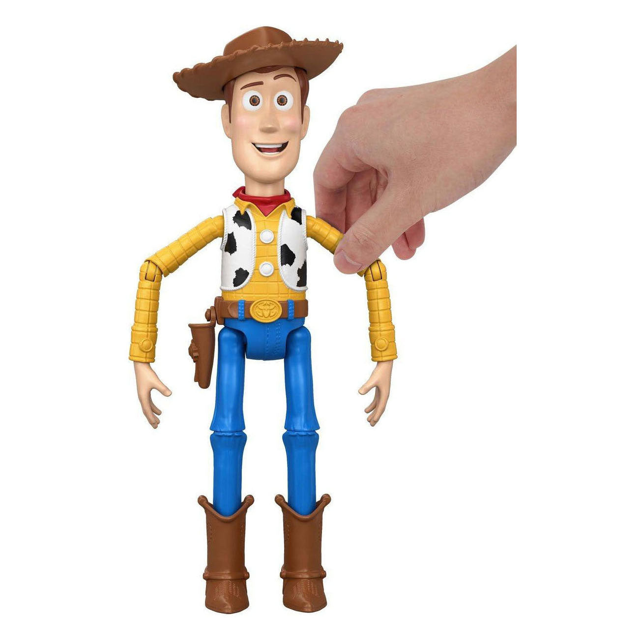 Mattel Disney et Pixar Toy Story 5 figurine articulée Woody courant de 30 cm - plus de 50 sons - Néerlandais